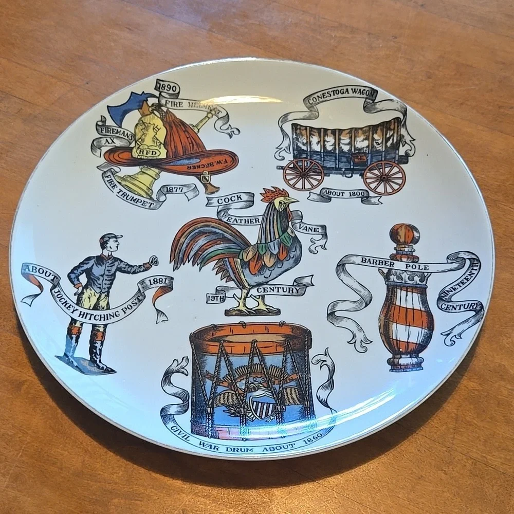 MCM Lipper & Mann Inc. Americana Plate